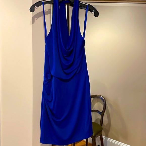BCBG cowl neck halter dress - Picture 1 of 4